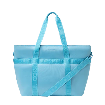 Corkcicle Travel Soft Estelle Tote Cooler, Water Resistant Insulated Portable Bag for Picnics, The Beach, and Work