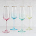 Vietri-Viva Rainbow Assorted Champagne Flutes