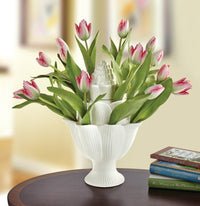 Artichoke Tulipiere, White, Small - Home 2 Court