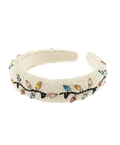 Christmas Light Bead Headband - Home 2 Court