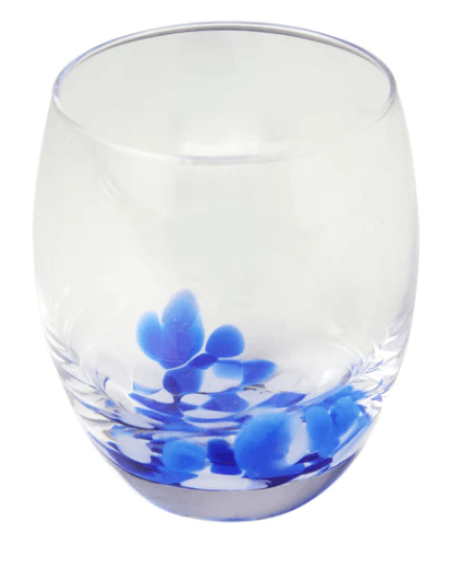 Fiesta Stemless Wine, Blue - S/4 - Home 2 Court