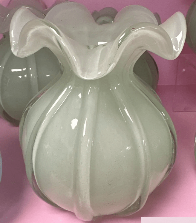 Glass Vento Medium Round Bud Vase - Jade - Beatriz Ball - Home 2 Court