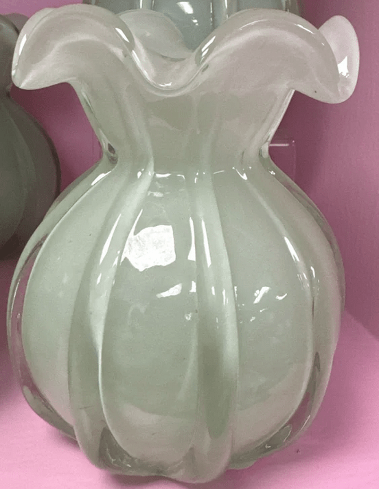 Glass Vento Small Round Bud Vase - Jade - Beatriz Ball - Home 2 Court