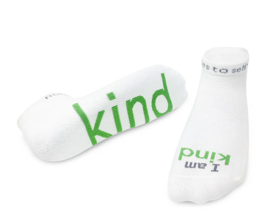 I am Kind - Notes to Self Socks - Home 2 Court