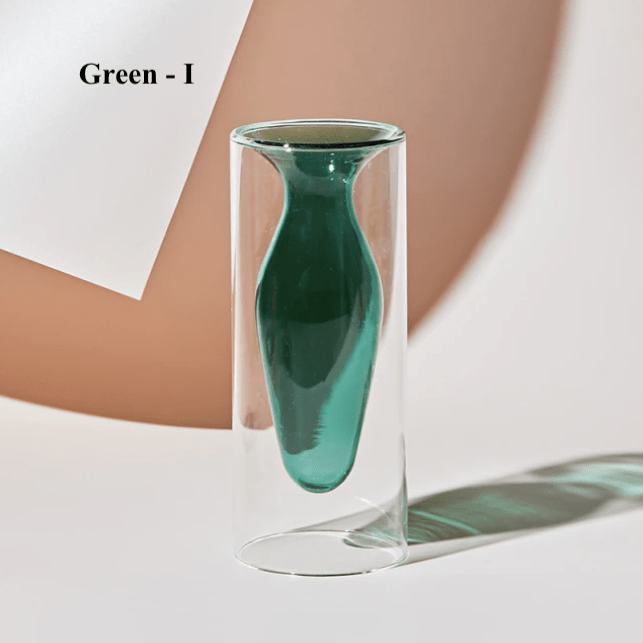 IVORE.GROUP - g Nordic Hydroponic Colored Glass Vase - Home 2 Court