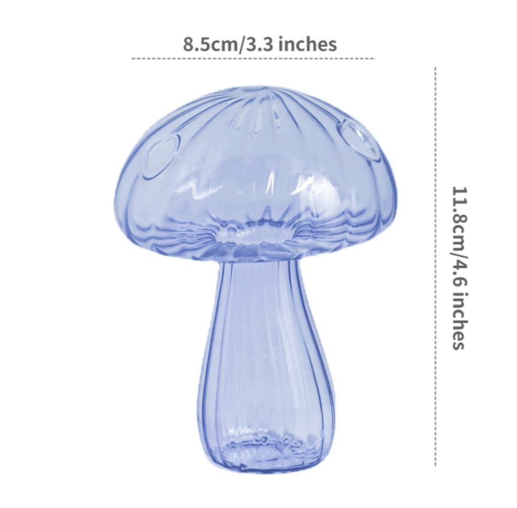 IVORE.GROUP - Mini Glass Mushroom Bud Vase - Home 2 Court