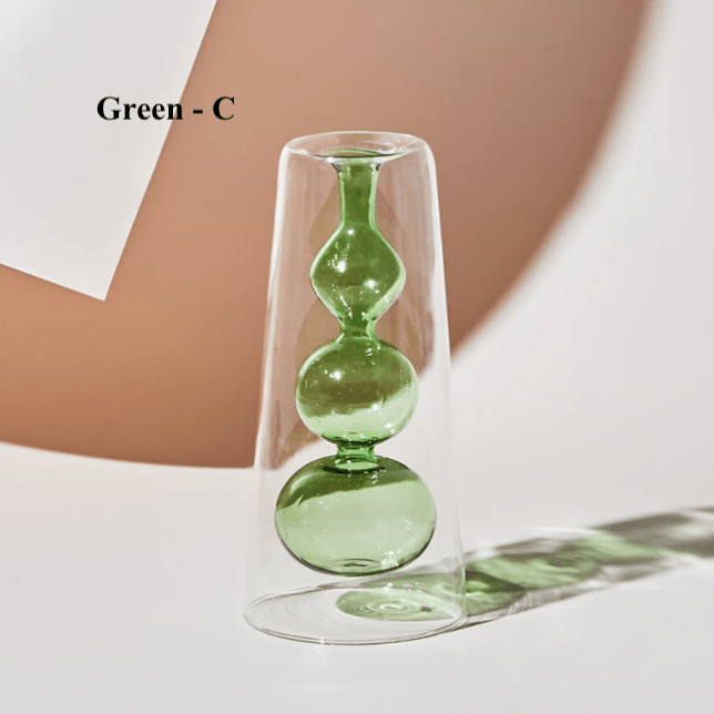 IVORE.GROUP - Nordic Hydroponic Colored Glass Vase - Home 2 Court