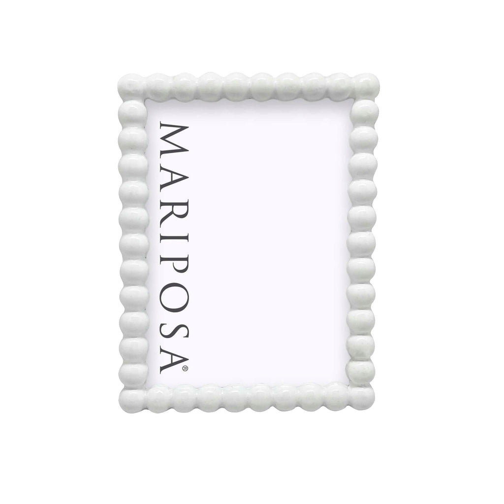 Mariposa Baubles White 5x7 Frame - Home 2 Court