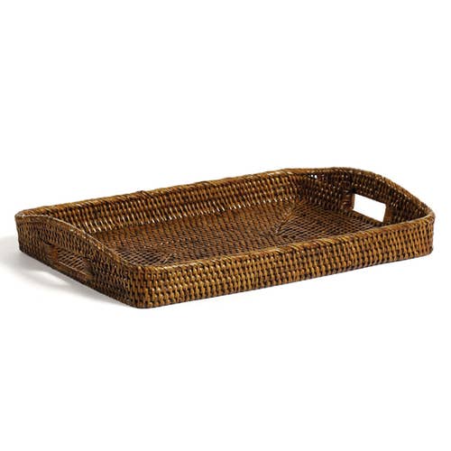 Matahari - Large Rectangular Morning Tray - AB 20.5x13.5x3.5'H - Home 2 Court