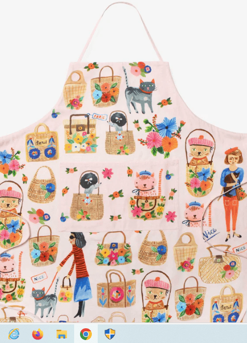 Ooh La La Cats Cotton Apron - Bon Artis - Home 2 Court