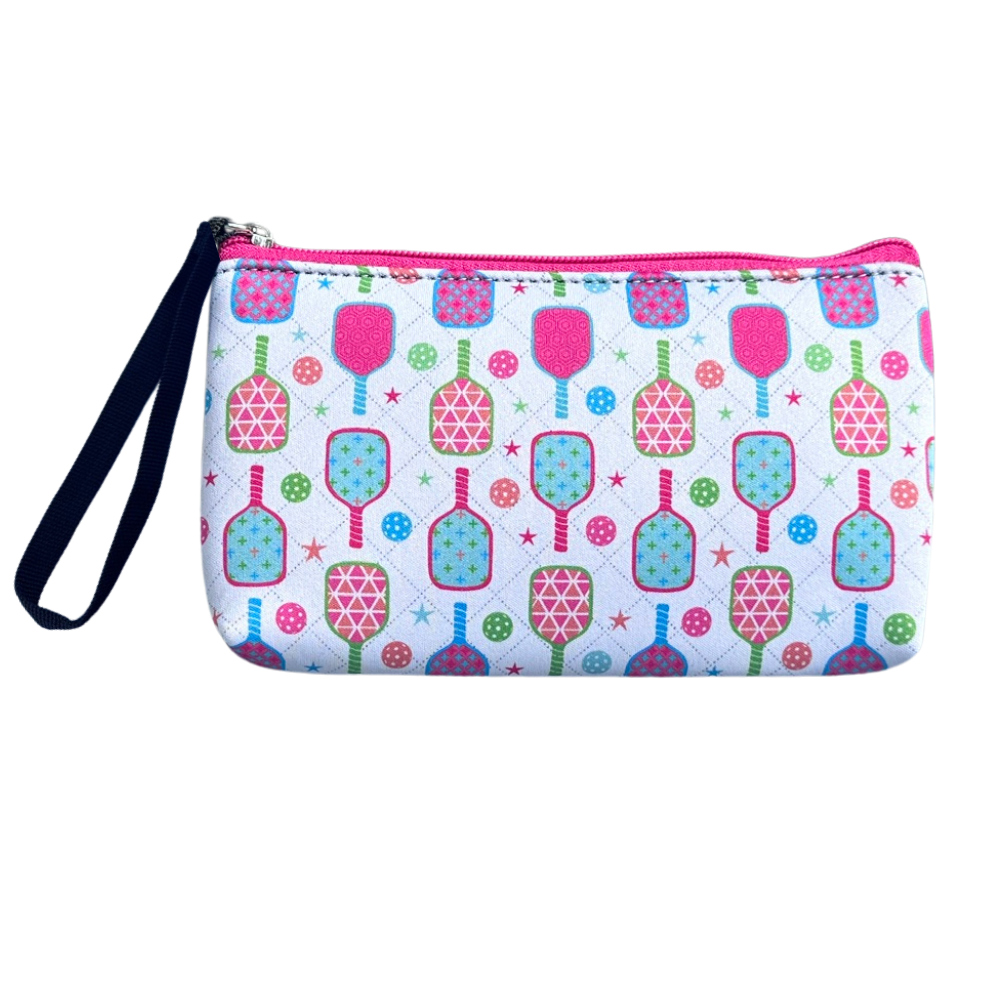 Pickleball Small Wristlet Pouch Purse