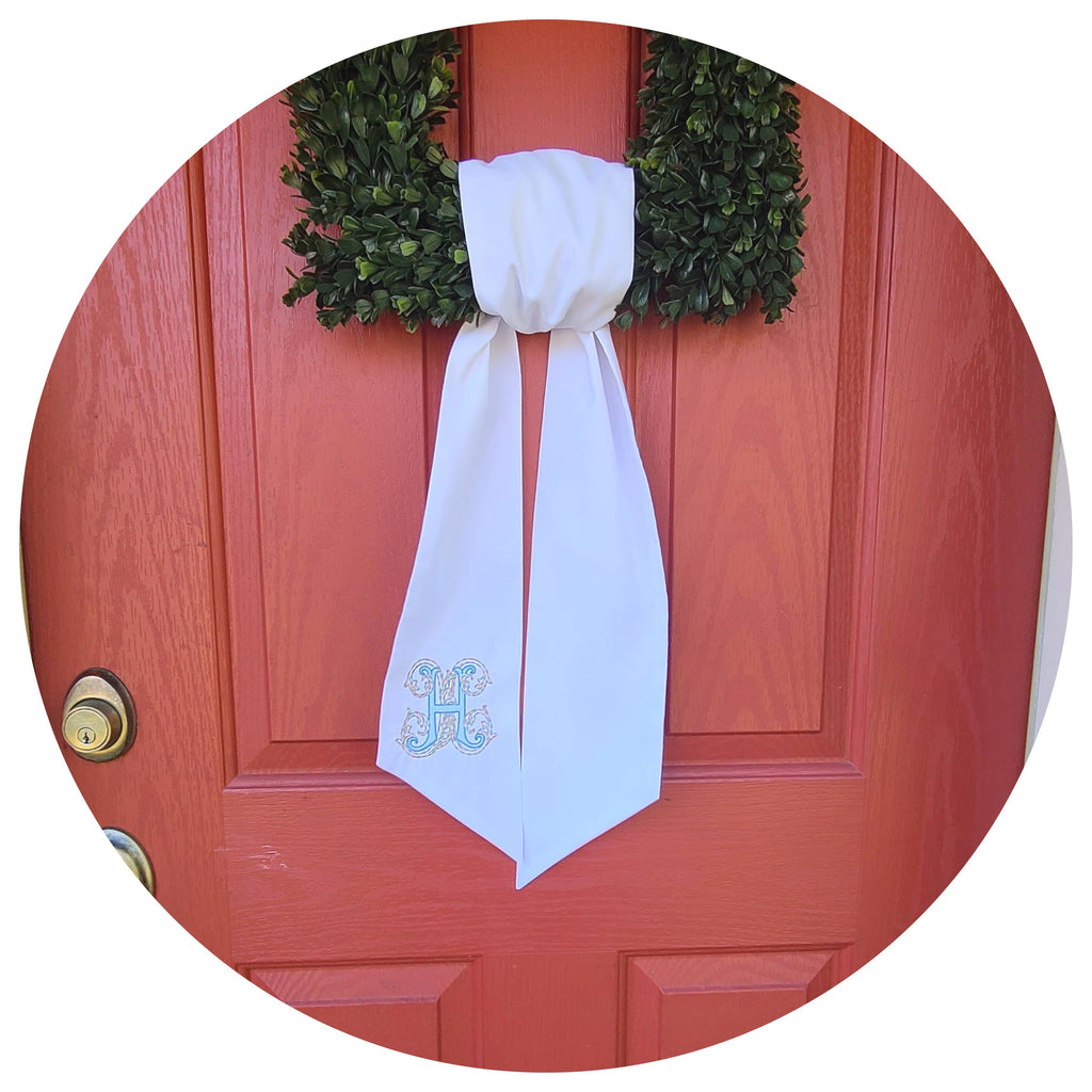 THE ROYALTY COLLECTION - Weather Resistant Outdoor Sash: White, 54 inches