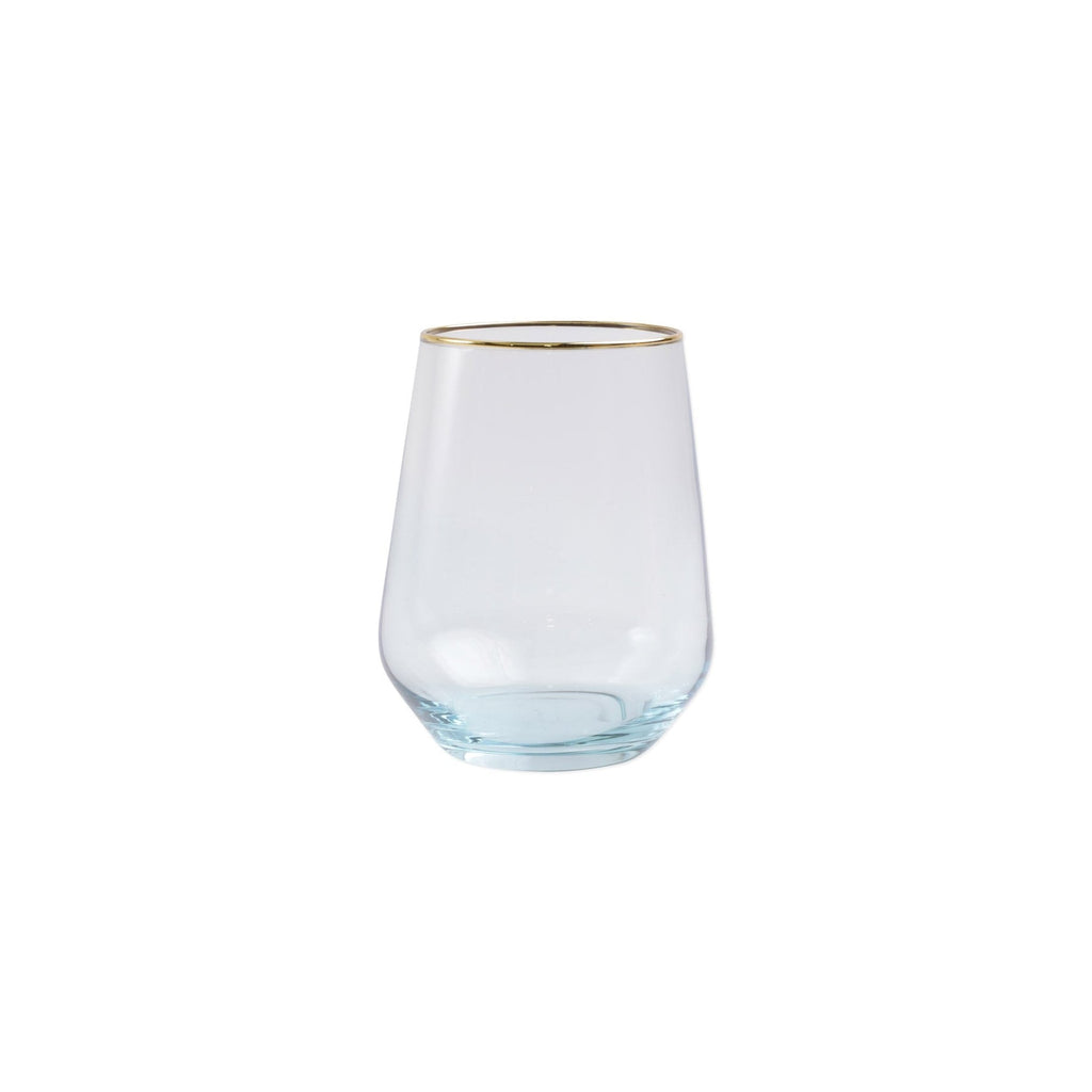 Rainbow Stemless Wine Glass