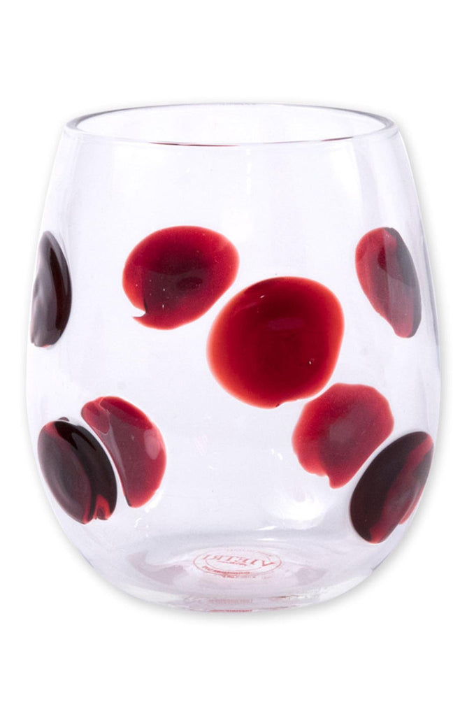 Vietri Drop Stemless Wine Glass