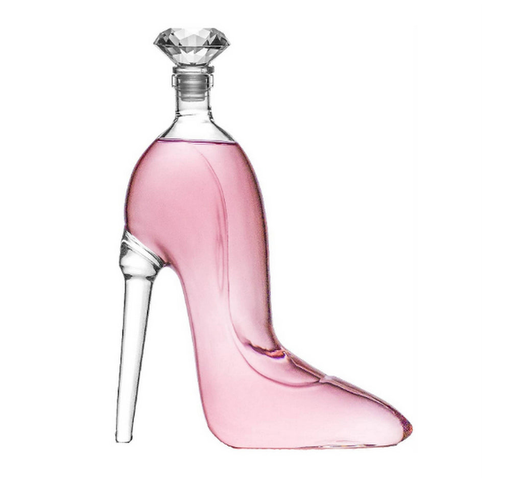 The Wine Savant /  Khen Glassware - Stiletto High Heel Decanter 400ml