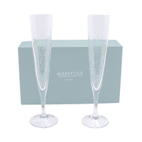 Mariposa - Bellini Champagne Flutes Set 2 Gift Box