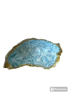 Gold Oyster Shell Trinket Dish - By the Shore A - Large