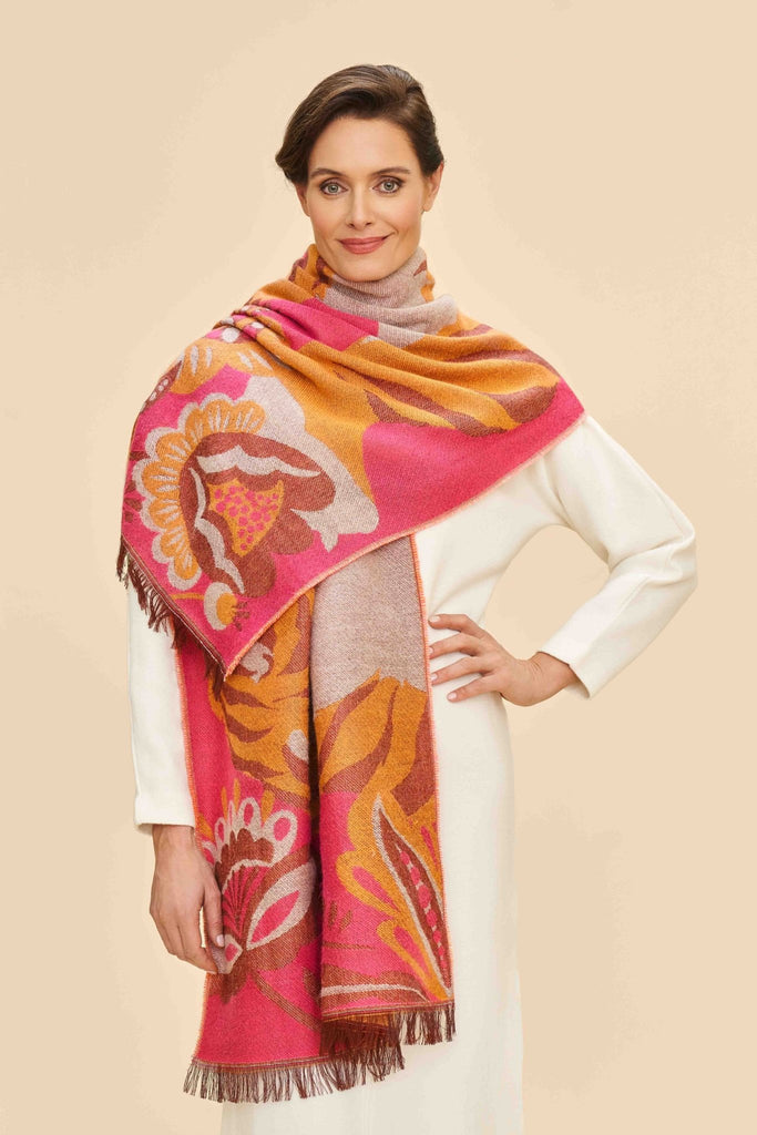 Powder Design inc - Thrill of the Tiger Woven Scarf - Home 2 Court