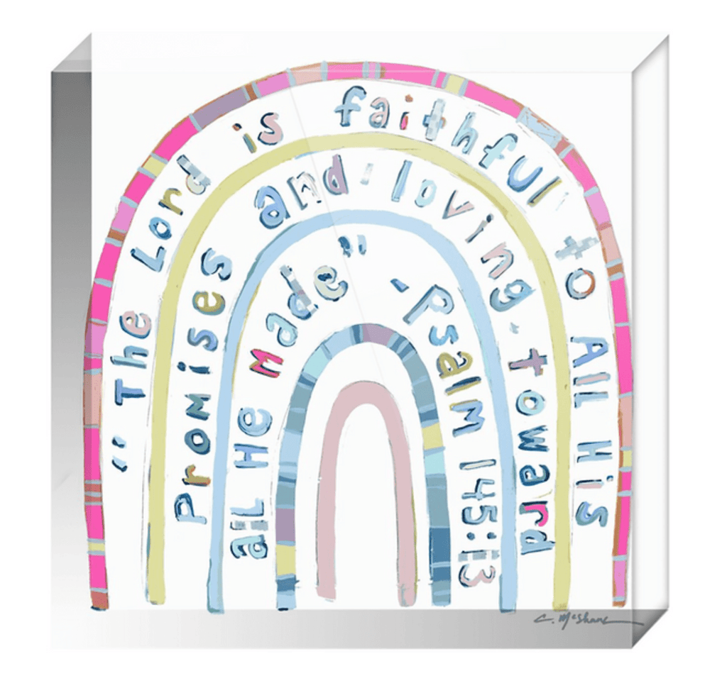 "Promise Keeper" acrylic : More pinks - Chelsea McShane Art - Home 2 Court
