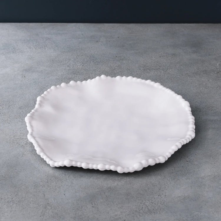 VIDA Alegria 9" Salad Plate Set of 4 (White) - Beatriz Ball - Home 2 Court