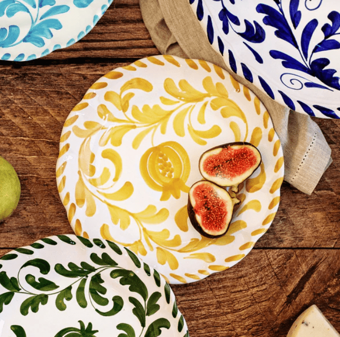 Vietri Arezzo Aqua Salad Plate - Home 2 Court