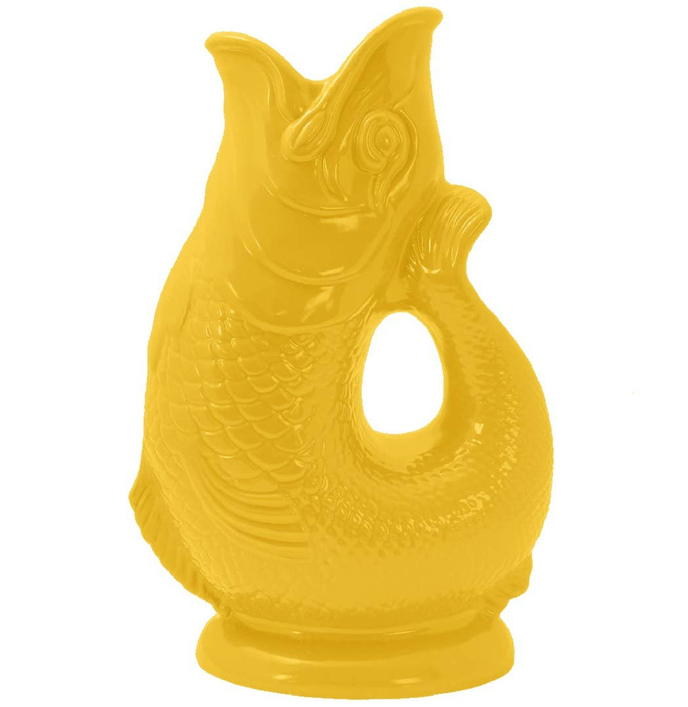 Yellow Gluggle Jug: Large - The Original Gluggle Jug Factory - Home 2 Court