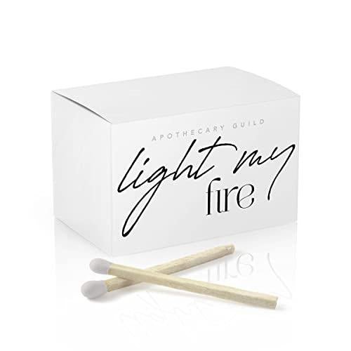 Zodax Apothecary Guild Light My Fire Matches Refill 150 Matches White Tips - Home 2 Court
