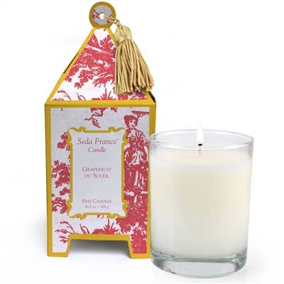 Grapefruit du Soleil Classic Toile Pagoda Candle