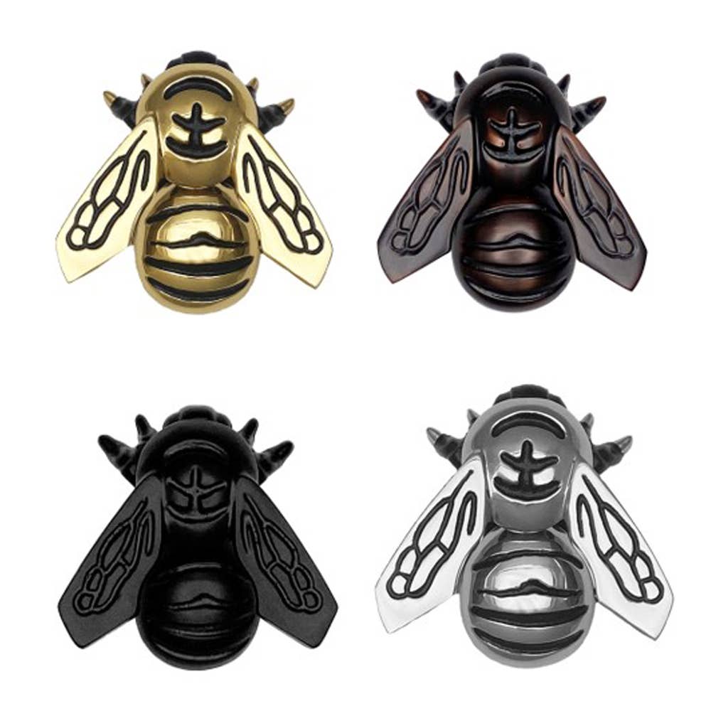 Bumblebee Door Knocker: Premium / Brass