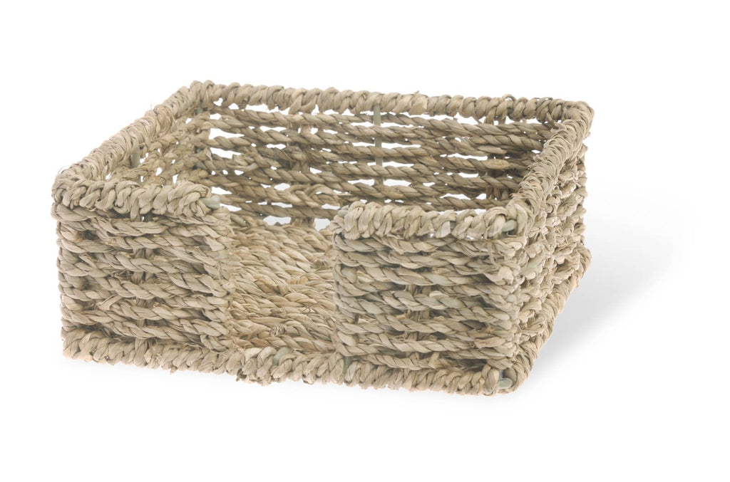 Paper Cocktail Napkin Seagrass Caddy