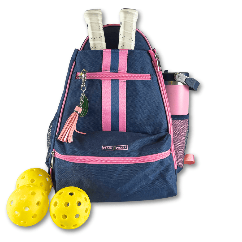 Fresh Pickle - The Teddi Pickleball Backpack Navy / Pink - Home 2 Court